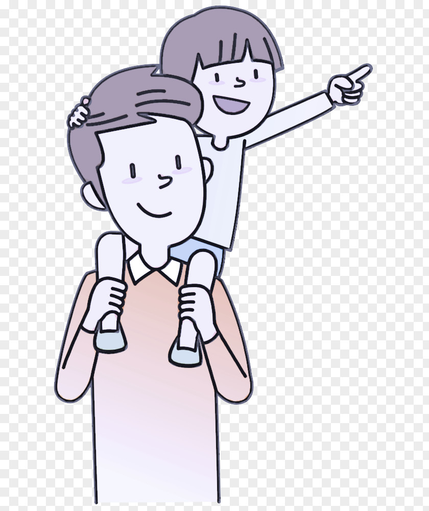Cartoon Line Art Icon Child Facial Expression PNG