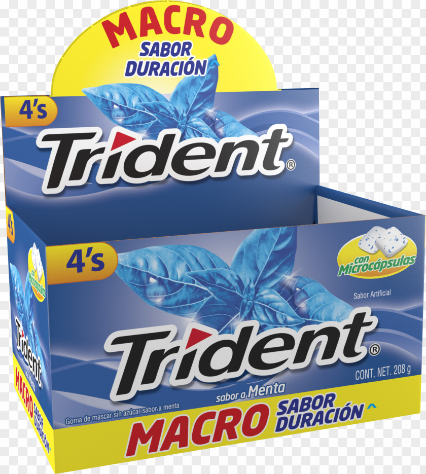 Chewing Gum Trident Bubbaloo Flavor Watermelon PNG