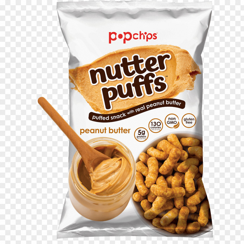 Chocolate Popchips Nutter Puffs Peanut Butter Snack PNG