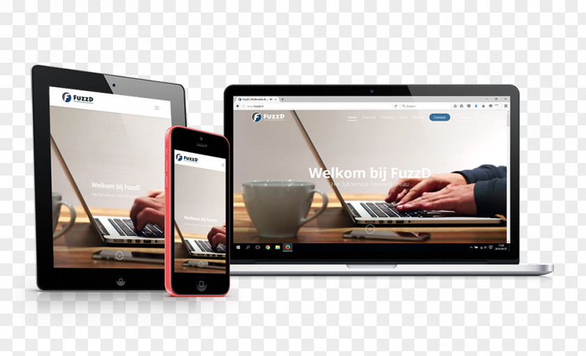 Responsive Ui Web Design FuzzD | Multimedia & Development Digital Marketing PNG