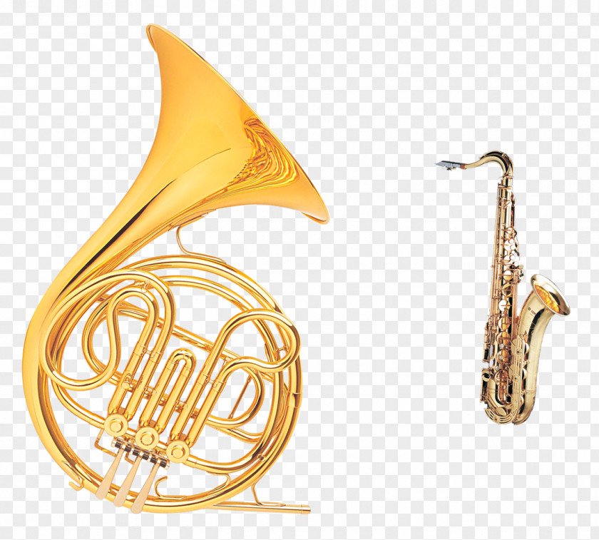 Western Musical Instrument Tuba Saxophone Saxhorn Trumpet PNG