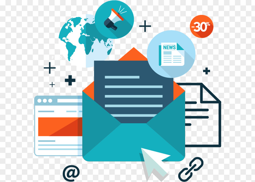 Email Marketing Clip Art Appending Address PNG