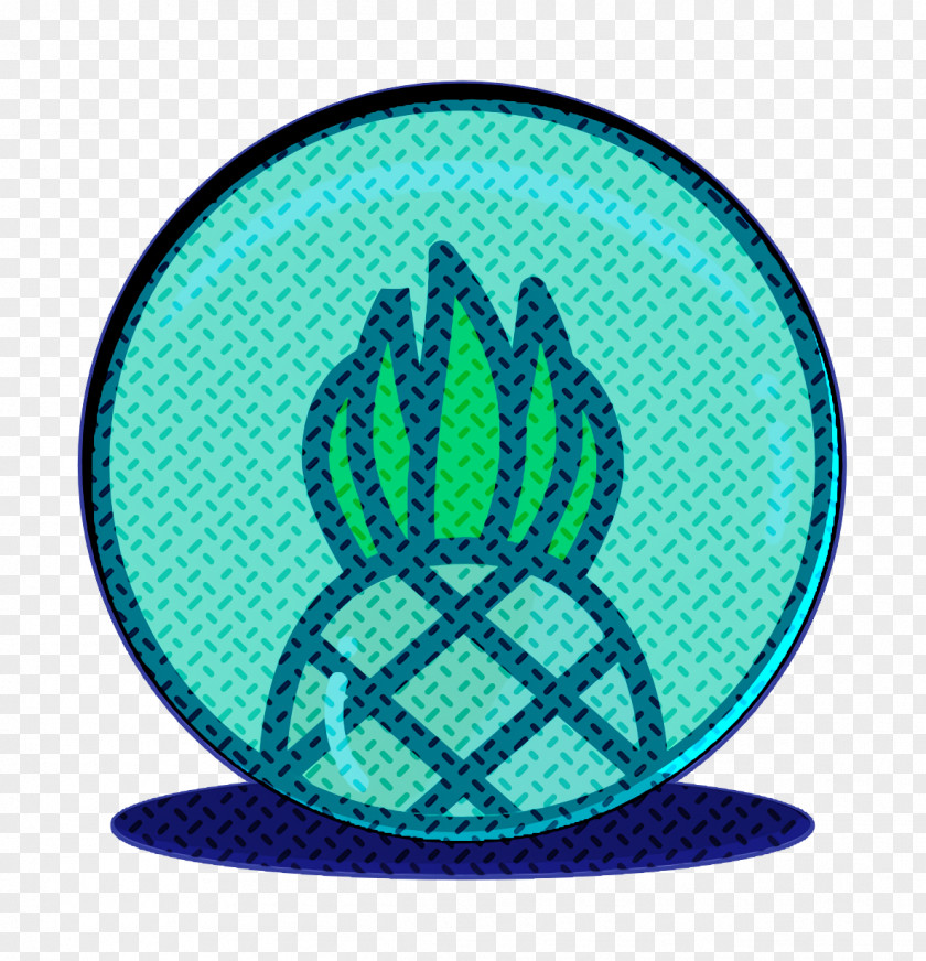 Symbol Electric Blue Food Icon Pineapple Summer PNG