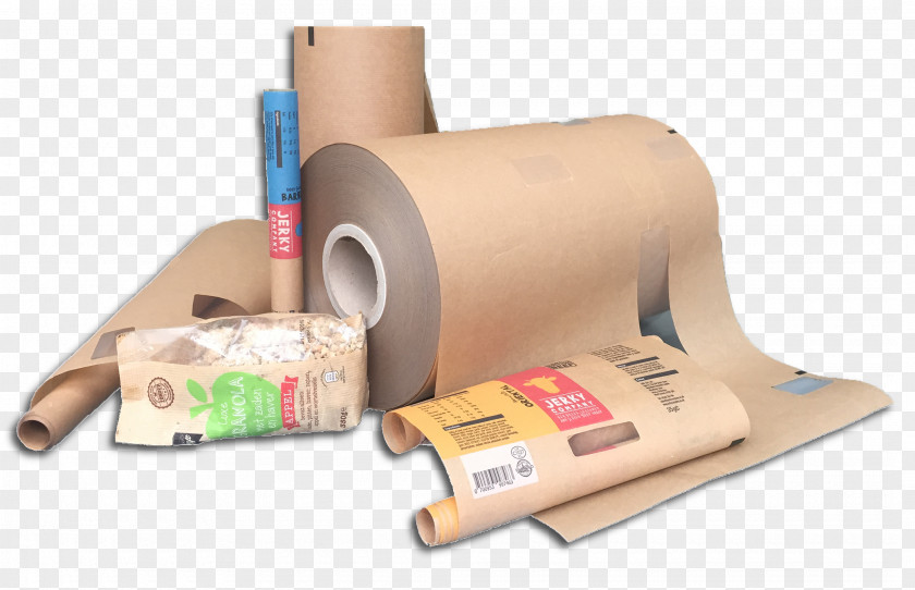 Box Kraft Paper Plastic Bag Packaging And Labeling PNG