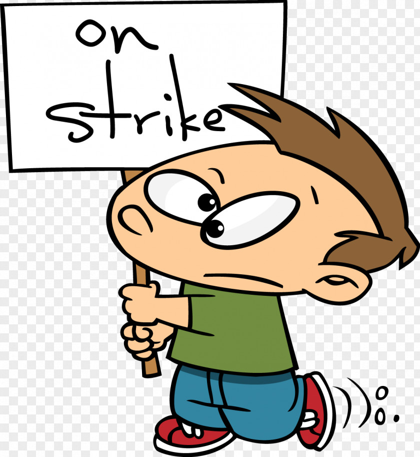 Cartoon Strike Action Clip Art PNG