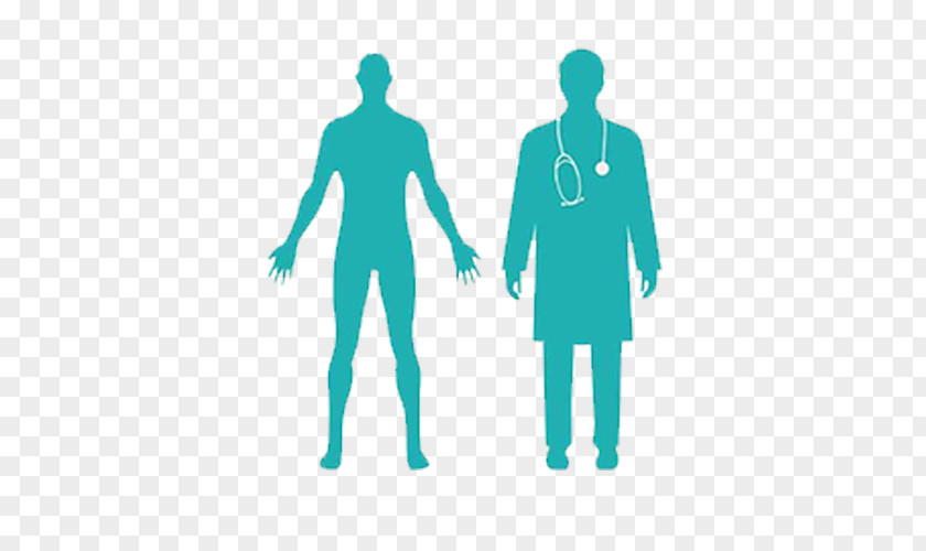 Doctor Silhouette Infographic Human Body PNG