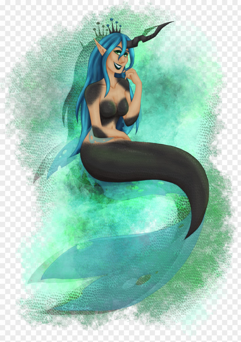 Mermaid Painting Princess Luna Fan Art DeviantArt PNG