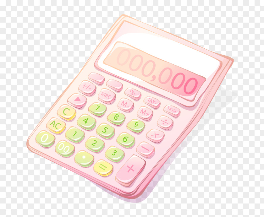 Vector Pink Calculator Euclidean PNG