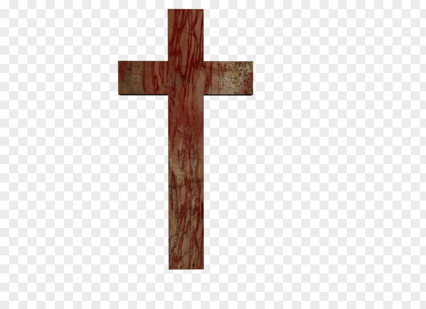Wood Crucifix Christian Cross Graphic Design PNG