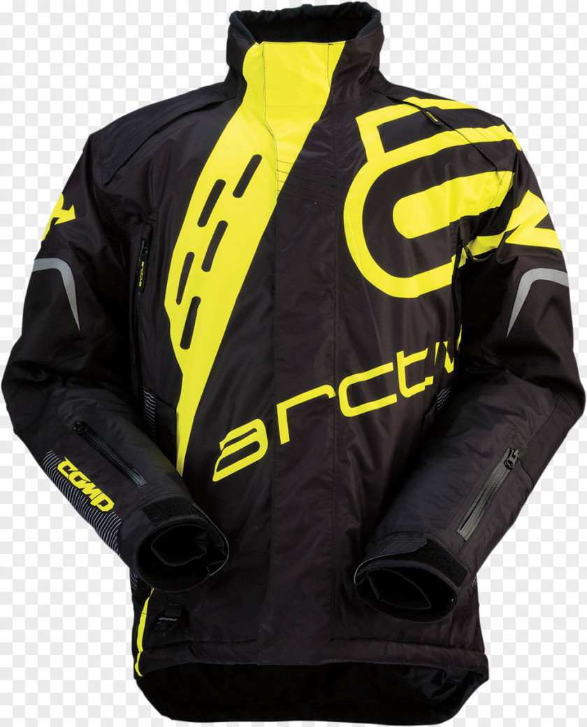 Yellow Jacket Shell Clothing Suit Zipper PNG