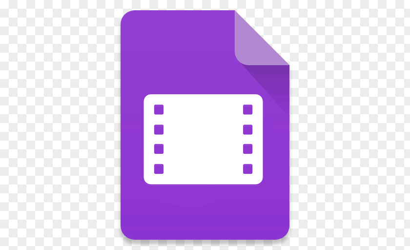 Filetype Video Square Purple Brand PNG