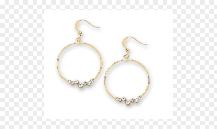 Gold Hoop Pearl Earring Body Jewellery PNG