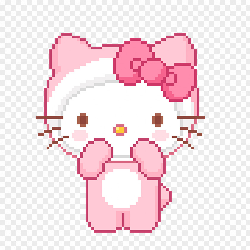 Hello Kitty Frame GIF Pixel Sanrio Image PNG