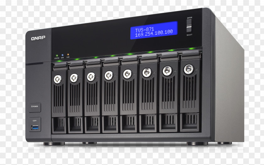 SATA 6Gb/s Network Storage Systems QNAP TVS-671 Intel Core I3Others TVS-871 NAS Server PNG