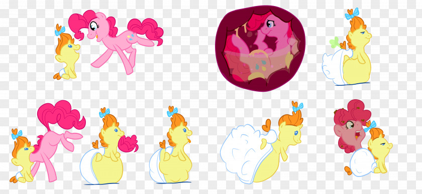 Sweety Diapers Pinkie Pie Fluttershy Rainbow Dash Pony Scootaloo PNG