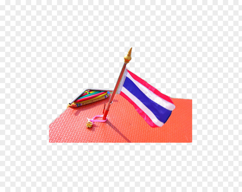 Thailand Flag On The Bow Of Wind Flowing Management Workforce Factory PNG