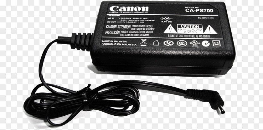 Ac Adapter AC Canon CA PS700 ACK E8 PNG