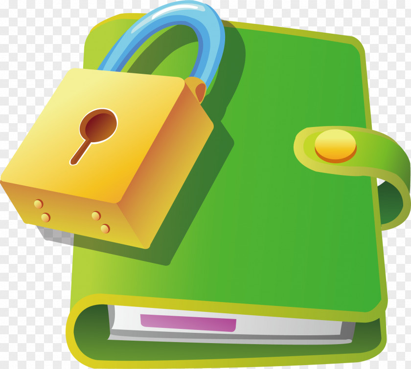 Locked Notebook Paper PNG