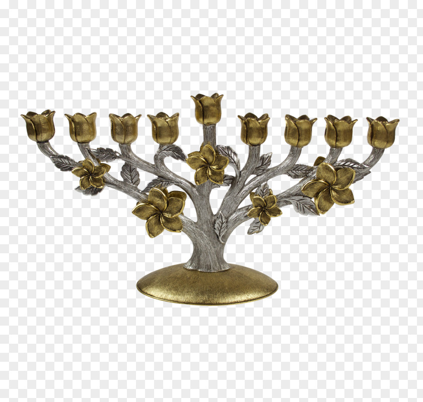 Menorah Hanukkah Jewish Ceremonial Art Shabbat Seven Species PNG