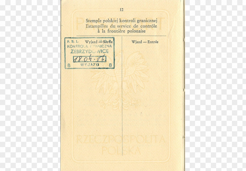 Passport Paper Material PNG