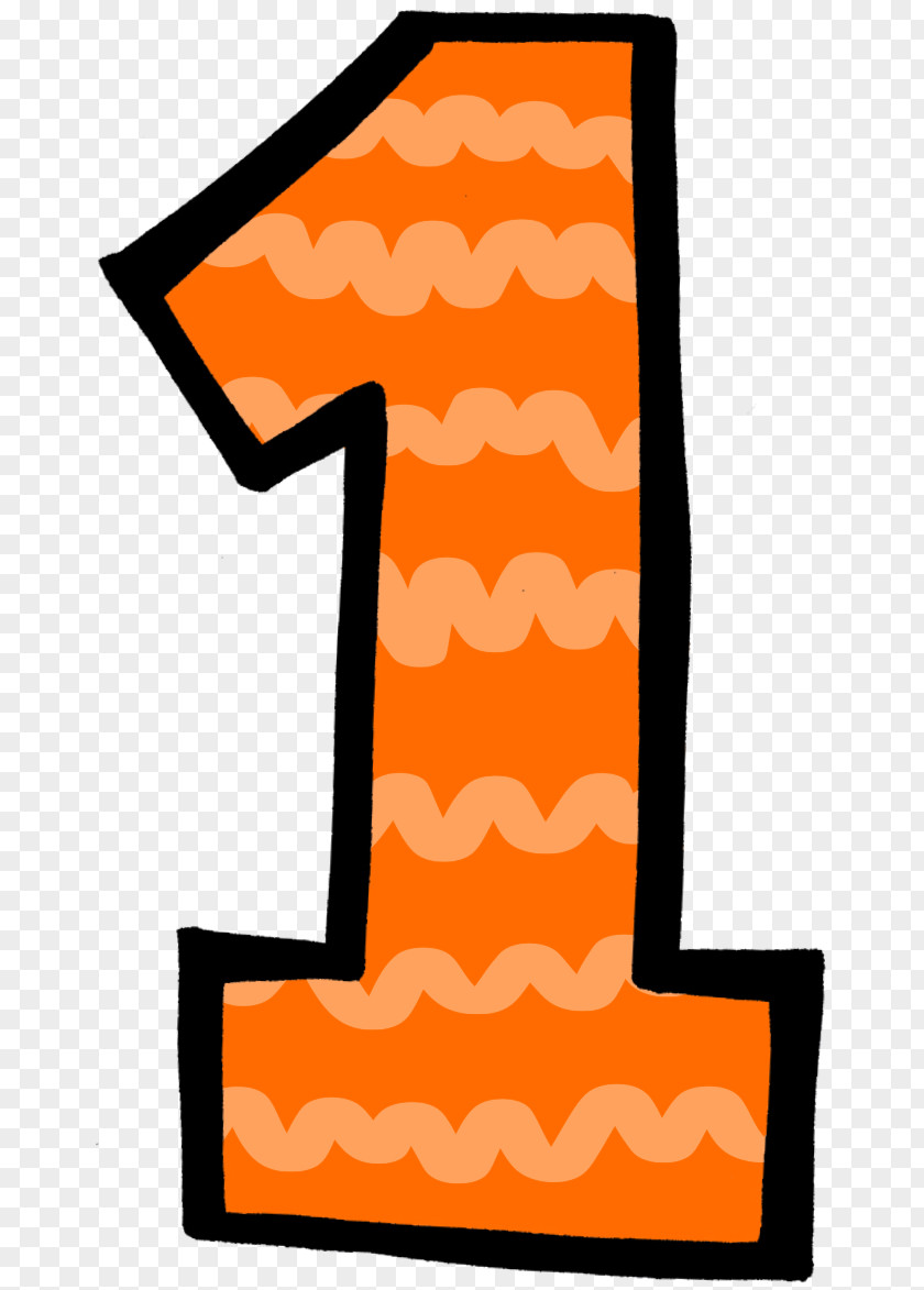 Drawing Orange Christmas Number PNG