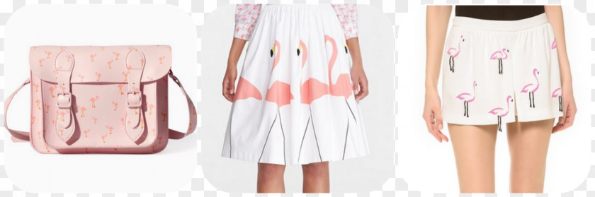 Flamingos Clothing Fashion Skirt Gingham Pattern PNG