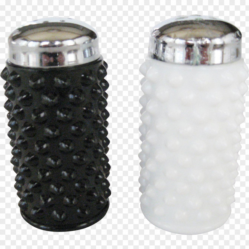 Glass Salt And Pepper Shakers Black PNG