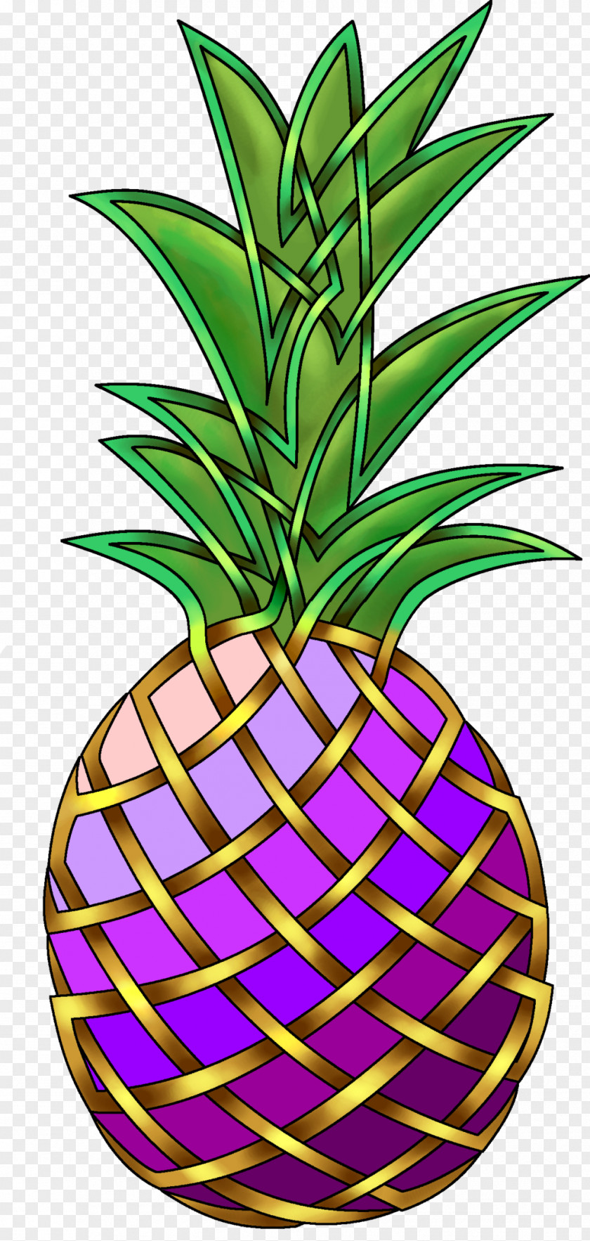 Pineapple Purple Fruit Watermelon Clip Art PNG