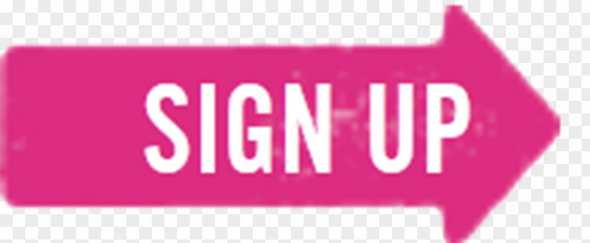 Pink Sign Up Button Flat Design Summer Camp PNG