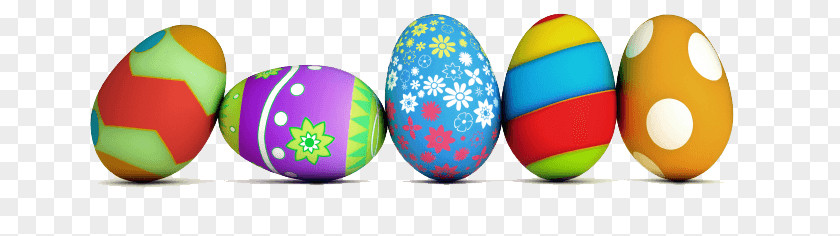 Easter Eggs Series PNG Series, five multicolored eastern eggs clipart PNG