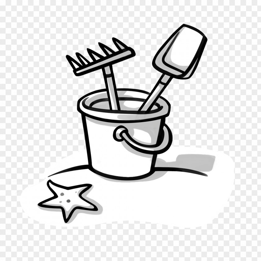 Beach Clip Art Drawing Bucket Sand PNG