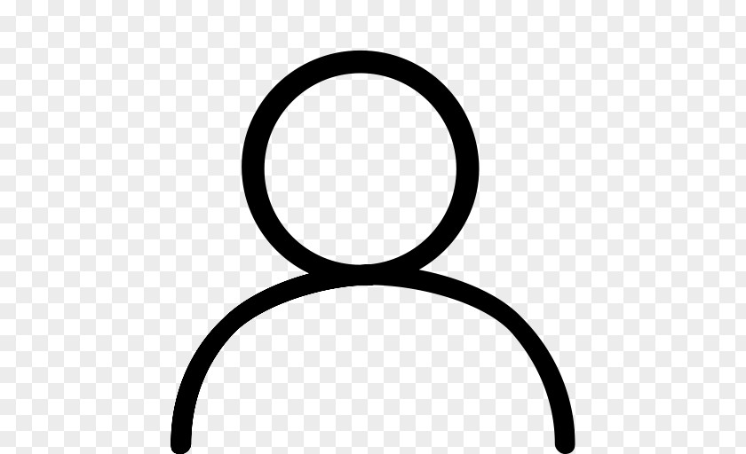 Blackandwhite Oval Person Cartoon PNG