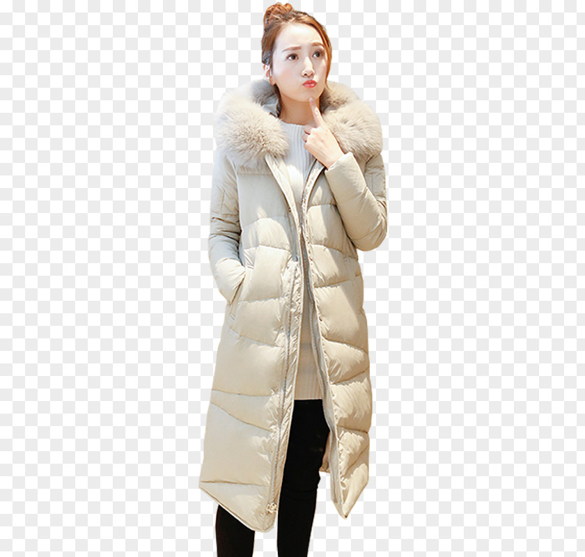 Overcoat Fur Clothing Outerwear Hood PNG