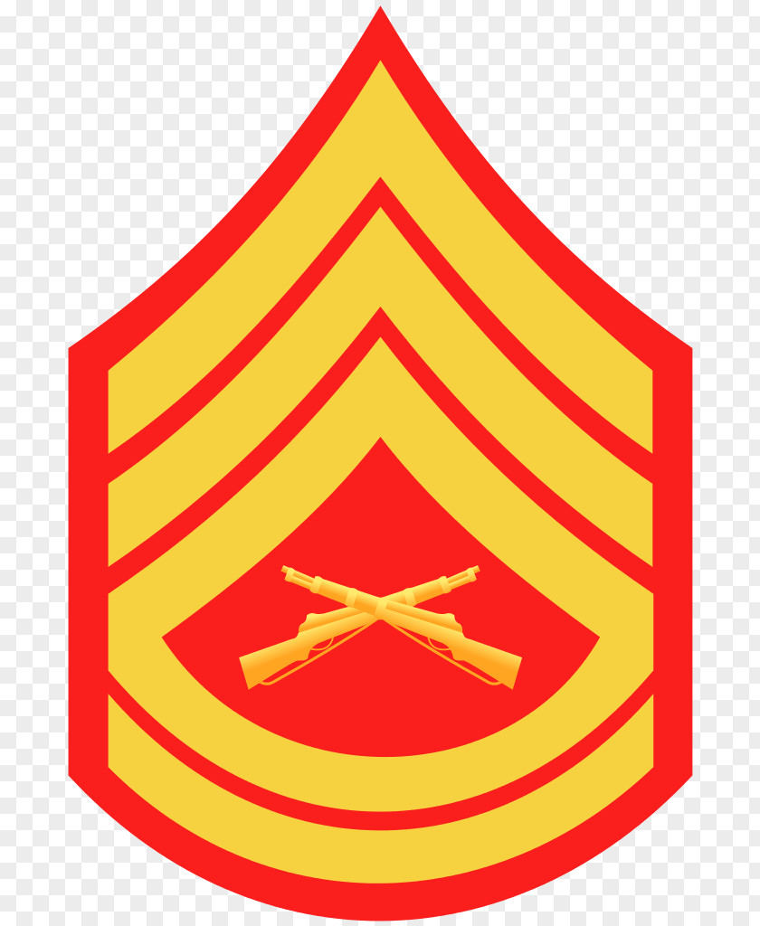 Staff United States Marine Corps Rank Insignia Master Sergeant First PNG