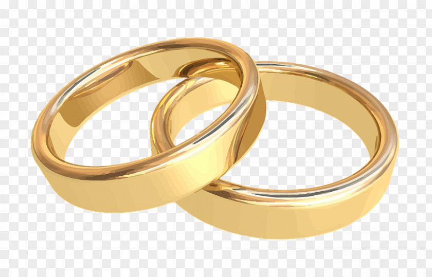 Wedding Rings Ring Engagement Gold PNG