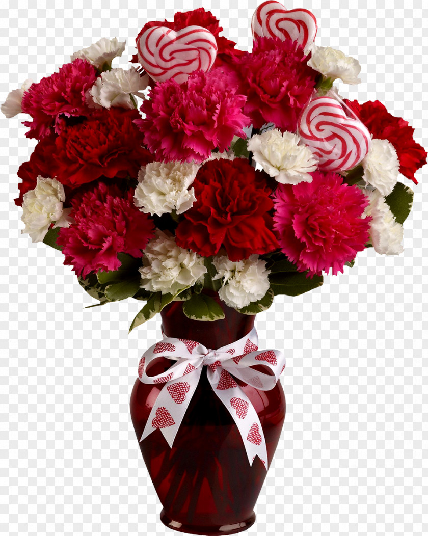 CARNATION Valentine's Day Flower Bouquet Floristry Gift PNG