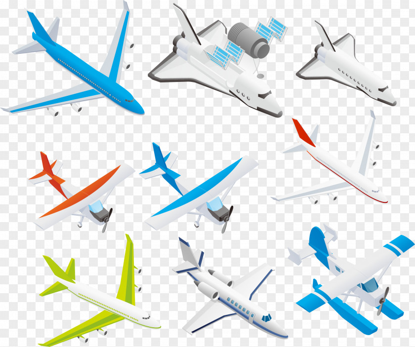 Model Aircraft Vector Material Airplane Airliner PNG