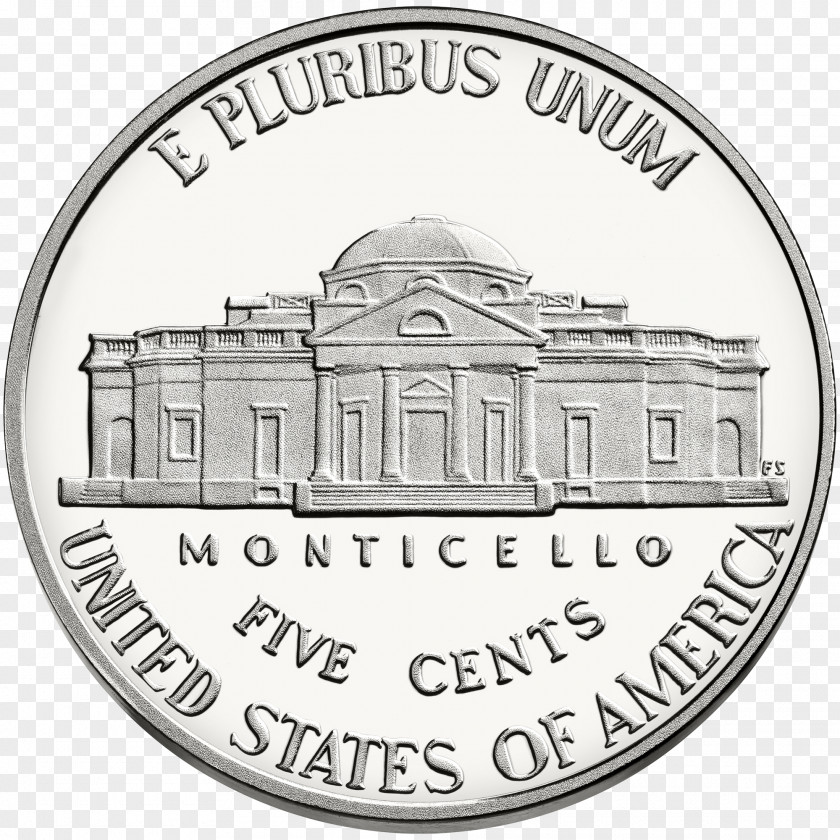 Nickels Cliparts Monticello Jefferson Nickel Coin Buffalo PNG