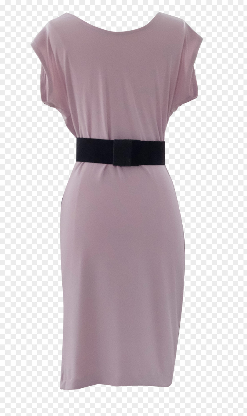 Satin Shoulder Cocktail Dress PNG