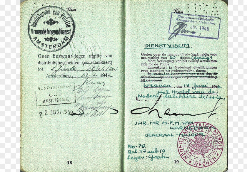 Austrian Passport Document PNG