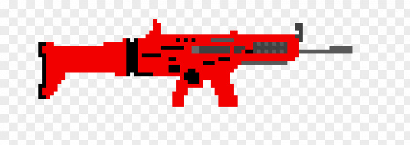 Minecraft Fortnite Battle Royale Pixel Art FN SCAR PlayStation 4 PNG