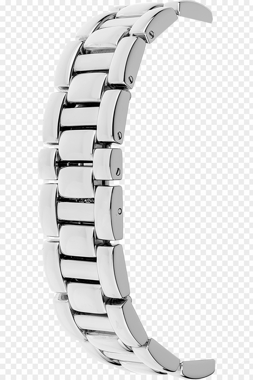 Off White Brand Watch Strap Silver Product Design PNG