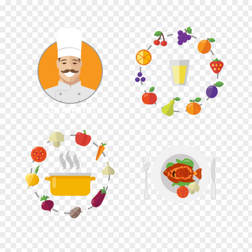 Vector Cook Fruits And Vegetables Fruit Auglis Vegetable PNG