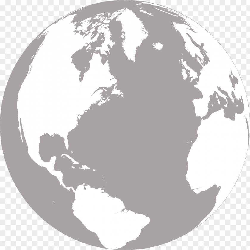Earth Vector Globe PNG