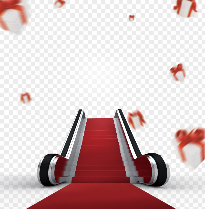 Lift The Red Carpet Elevator CorelDRAW Poster PNG