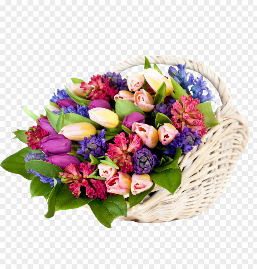 March Flower Bouquet Birthday Gift Garden Roses PNG