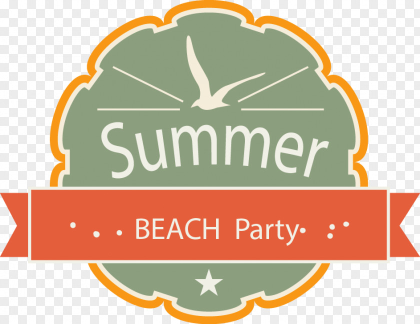 Retro Summer Vacation Element Icon PNG