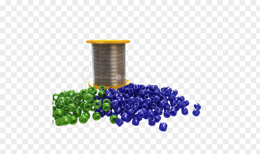 Sun Secure Bead Plastic Cobalt Blue PNG