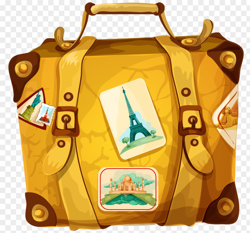 Tourist Travel Baggage Clip Art PNG
