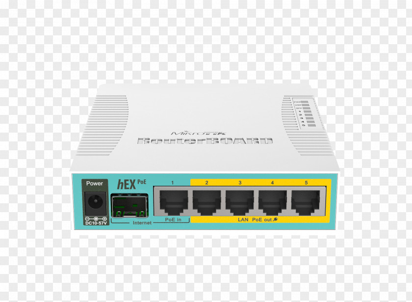 MikroTik RouterBOARD Power Over Ethernet Gigabit PNG